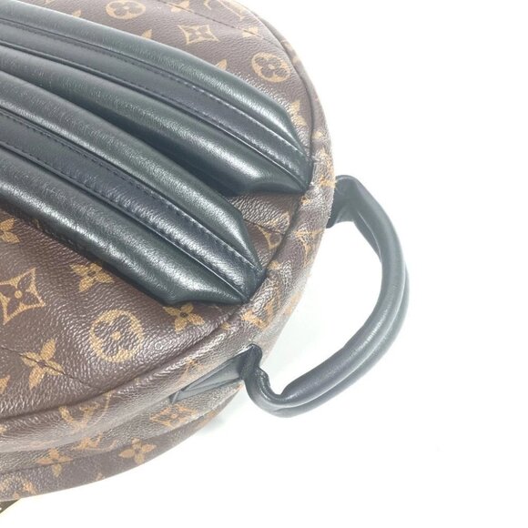 LOUIS VUITTON M44874 Monogram Palm Springs backpack MM Brown/Black - Picture 6 of 14